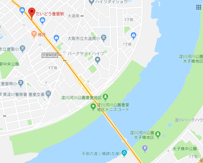淀川河川公園豊里地区BBQエリア