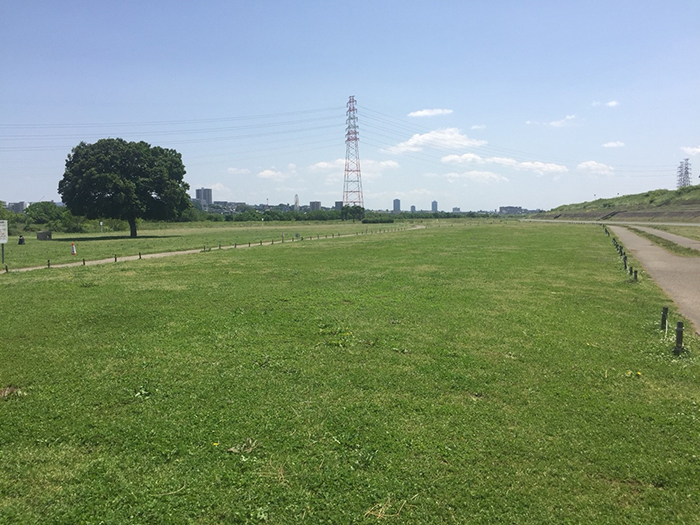 淀川河川公園大塚地区バーベキュー場風景